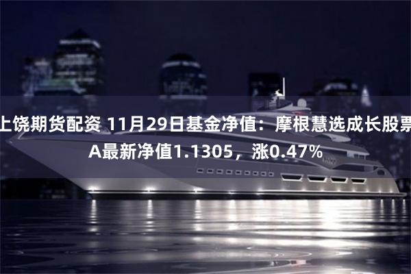 上饶期货配资 11月29日基金净值：摩根慧选成长股票A最新净值1.1305，涨0.47%