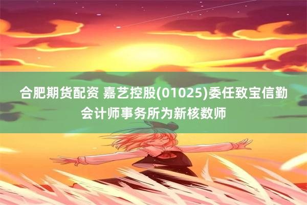 合肥期货配资 嘉艺控股(01025)委任致宝信勤会计师事务所为新核数师