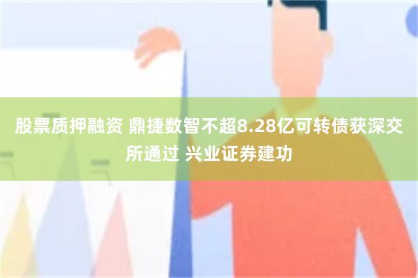 股票质押融资 鼎捷数智不超8.28亿可转债获深交所通过 兴业证券建功